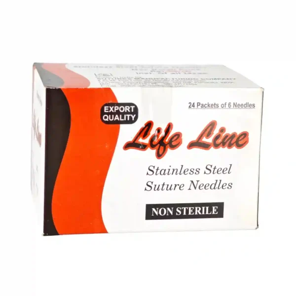 Life Line Stainless Steel Suture Needles, Non Sterile