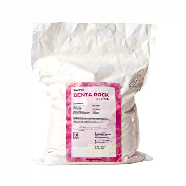 Denta Rock Die Stone Pink, Type IV Gypsum for Fabricating Casts and Master Casts - 3 Kg