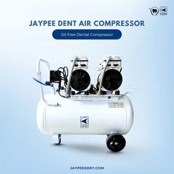Jaypee Dental Air Compressor, 50 Liter Tank, 2 HP Motor, Oil Free, For Dental Clinics, Dental Labs