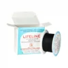 Lifeline Black Braided Silk Usp, Haematoxylin Non Absorbable Non Sterile Surgical Suture Usp, Size 3-0
