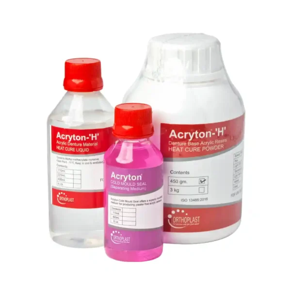 Nid Orthoplast Acryton H Acrylic Denture Material, Light Veined Shade