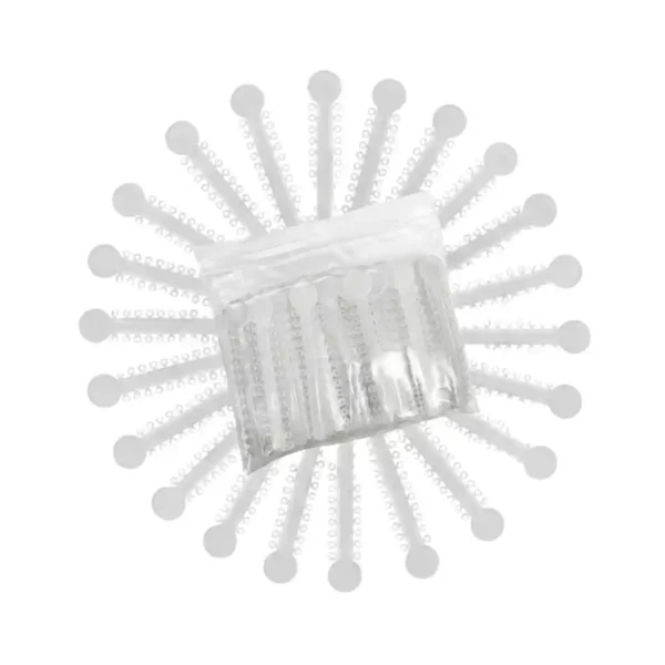 Jaypee Ligature Ties Lig Rings, Soft, 1040 Rings, Clear