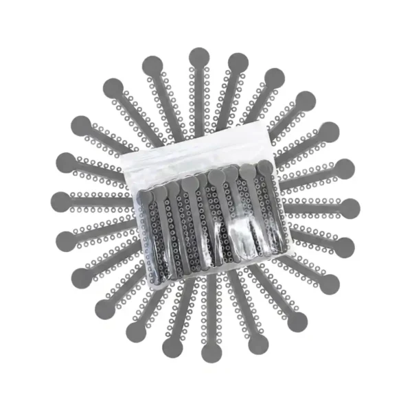 Jaypee Ligature Ties Lig Rings, Soft, 1040 Rings, Gray