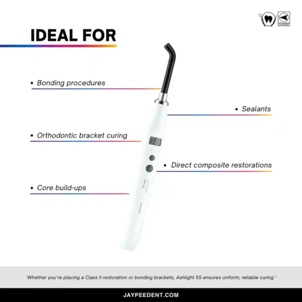 Ashlight HEV 5s LED Light Cure Unit - High Intensity 1800 mW/cm²