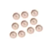 Jaypee Lingual Button, Pack Of 10, Metal And Ceramic