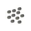 Jaypee Lingual Button, Pack Of 10, Metal And Ceramic
