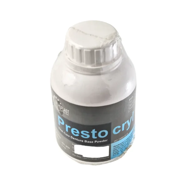 NID Orthoplast Prestocryl, Heat Cure Denture Base Powder, 450g Powder