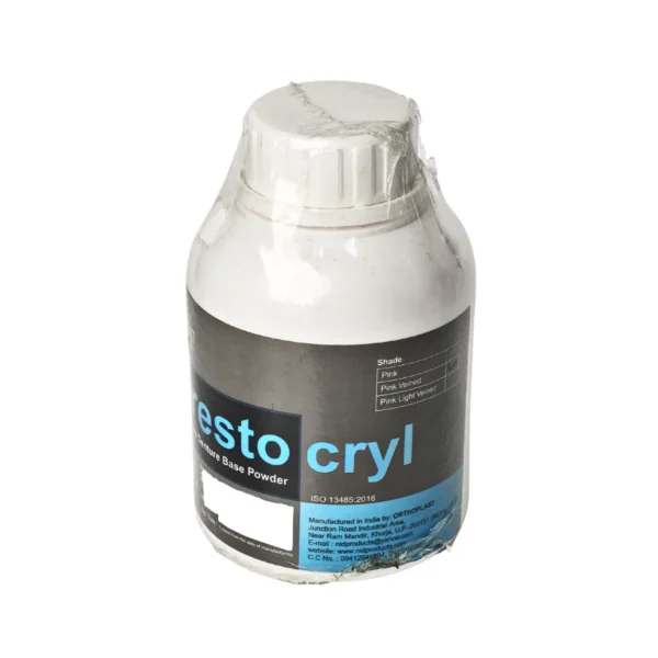 NID Orthoplast Prestocryl, Heat Cure Denture Base Powder, 450g Powder