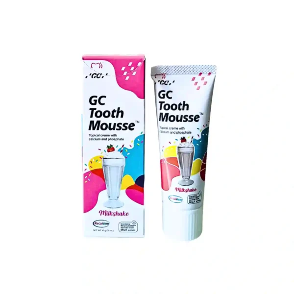 GC Tooth Mousse, Strawberry, Chocolate, Mint, Vanila, Melon, Tuti-Fruti, Milk Shake Topical Creme With Bio-Available Calcium And Phosphate