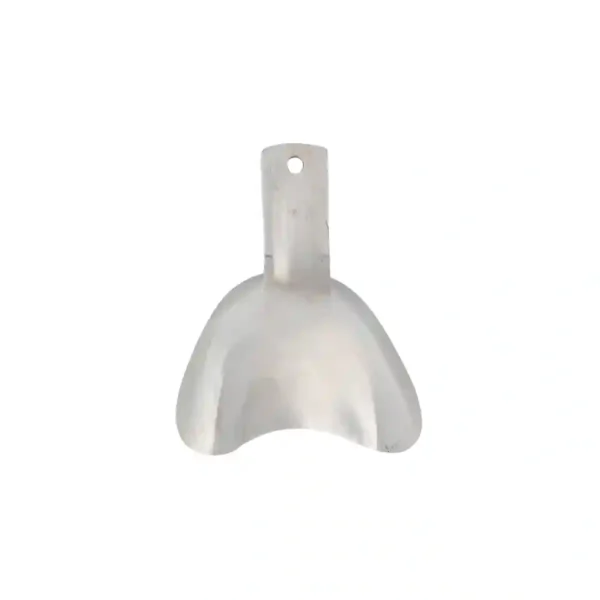 Edentulous Non Preforated Metal Impression Tray