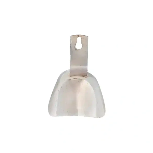 Edentulous Non Preforated Metal Impression Tray