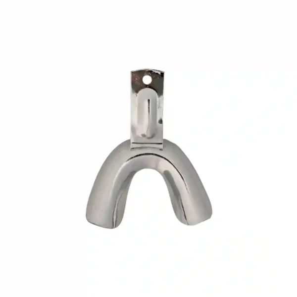 Edentulous Non Preforated Metal Impression Tray