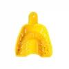 Dental Impression Tray Pack Of 12, Yellow Color
