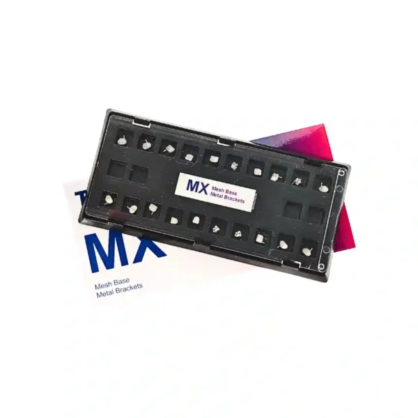 TruOrtho MX Metal Base Metal Brackets, MBT, 0.022 Slot, 345 with Hooks
