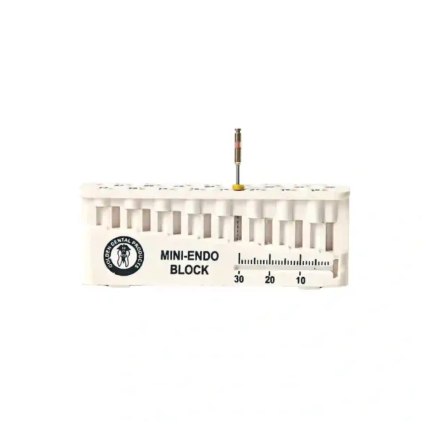 Mini Endo Block For Measuring Length Of  Files, Reamers, Gutta Percha Points and Paper Points