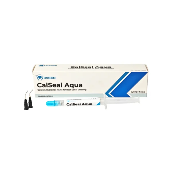 Jaypee Dent Calseal Aqua, Calcium Hydroxide Paste for Root Canal Dressing Syringe 1 x 3g