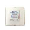 Ecodent Rubber Dam Dark Blue And Green, Size 5X5 Inch, 6X6 Inch 7 Ecodent Rubber Dam, Dark Blue And Green, Size 5X5, 6X6