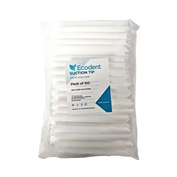 Ecodent High Volume Suction Tip, Pack of 100