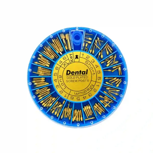Ecodent Dental Screw Post Golden - Plated and NiTi