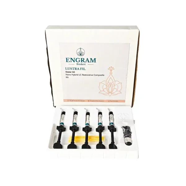 Engram Biodent Lustra Fill Starter Kit Nano Hybrid LC Restorative Composite Kit With 7th Gen Bond