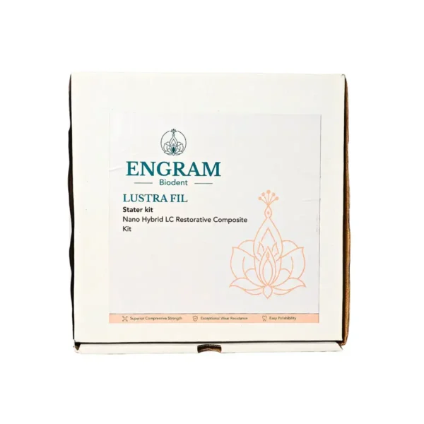 Engram Lustra Fill Starter Kit, Nano Hybrid LC Restorative Composite Kit With Bond 5th and 7th Gen