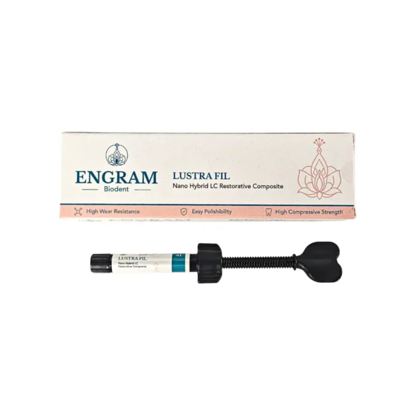 Engram Biodent Lustra Fil Nano Hybrid LC Restorative Composite, Shade A1, A2, A3, A3.5, AO2, AO3, B1, B2