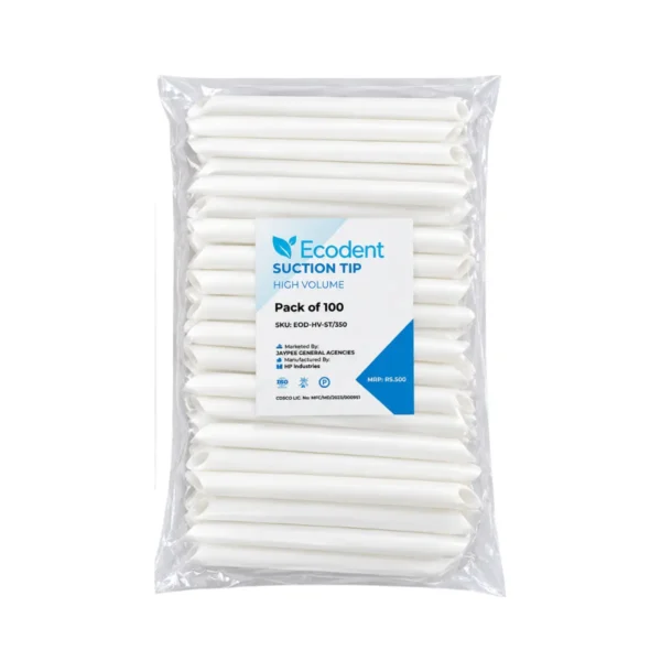 Ecodent High Volume Suction Tip, Pack of 100