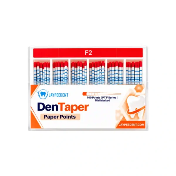 Jaypee Dent DenTaper Paper Points, 100 Points, PT F Series