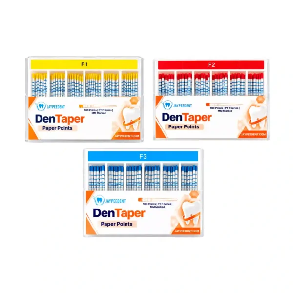 Jaypee Dent DenTaper Paper Points, 100 Points, PT F Series